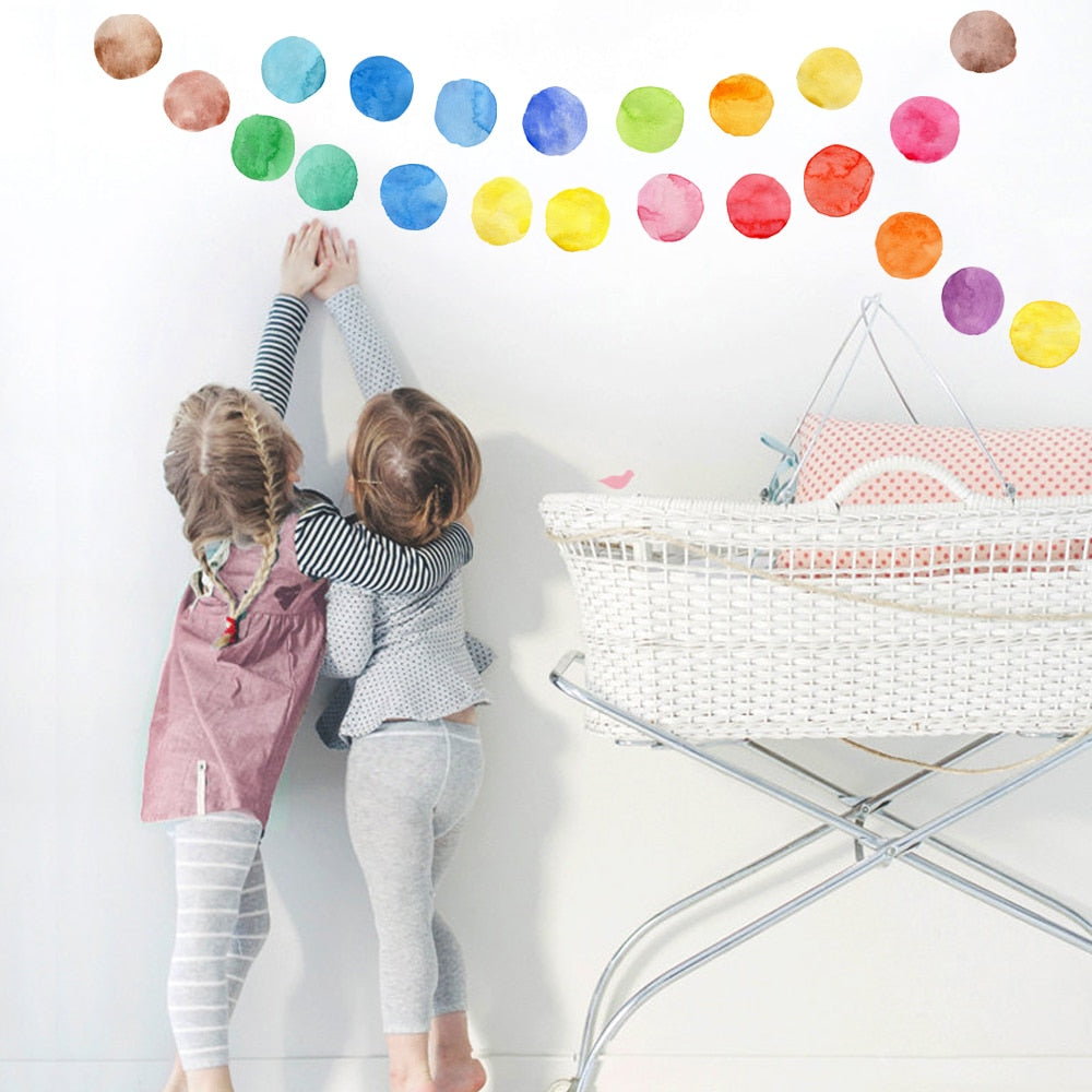 Pattern Wall Decals Polka Dot Styles