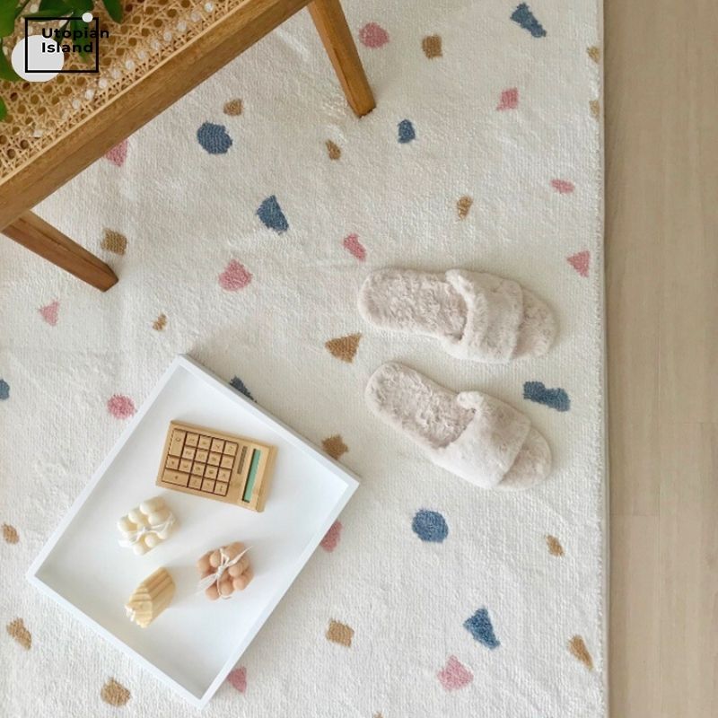 Pattern Area Rug Little Shapes