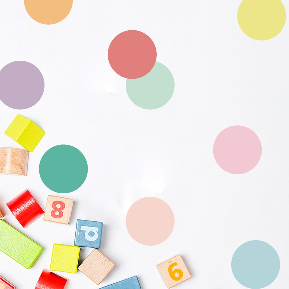 Pattern Wall Decals Polka Dot Styles