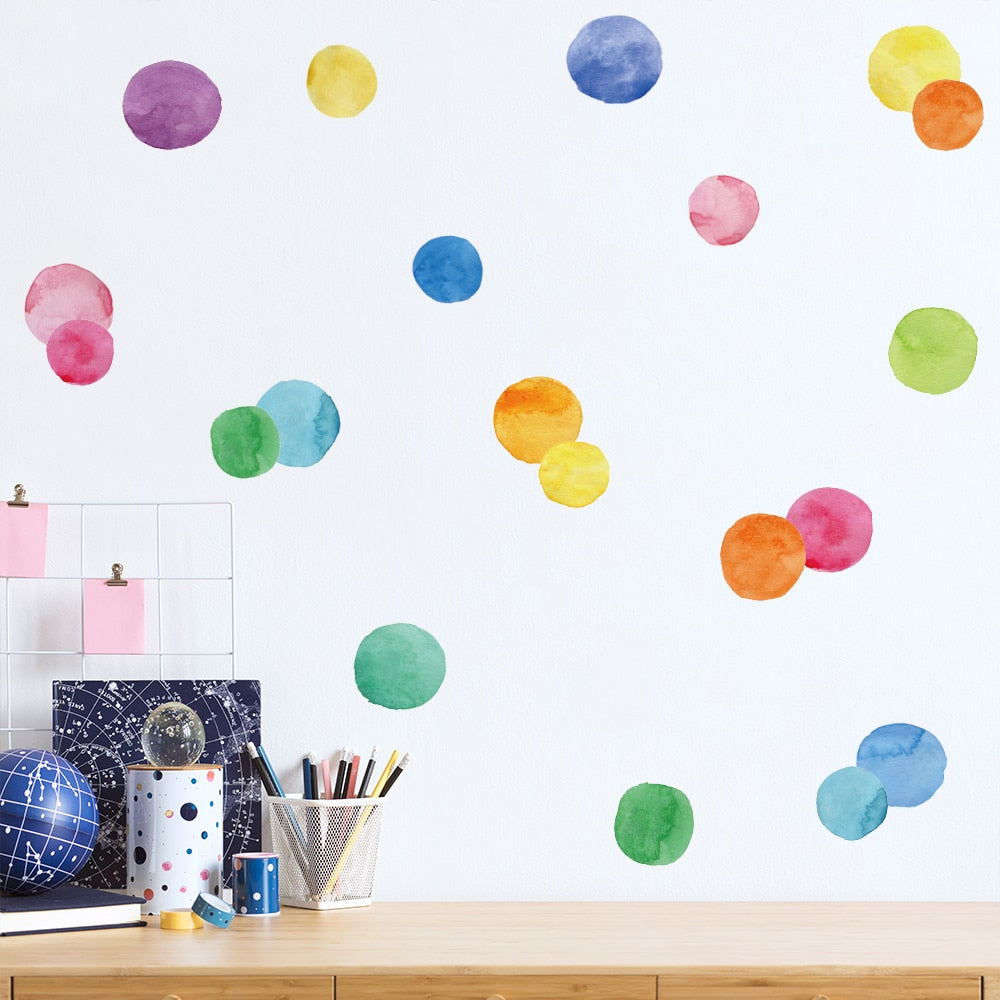 Pattern Wall Decals Polka Dot Styles