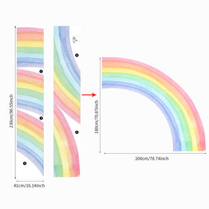 Watercolor Classic Rainbow Wall Decal