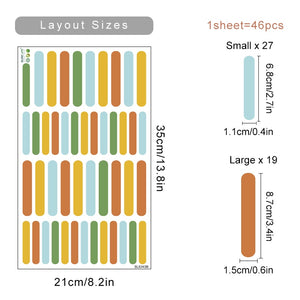 Nursery Wall Decals Colourful Sprinkles