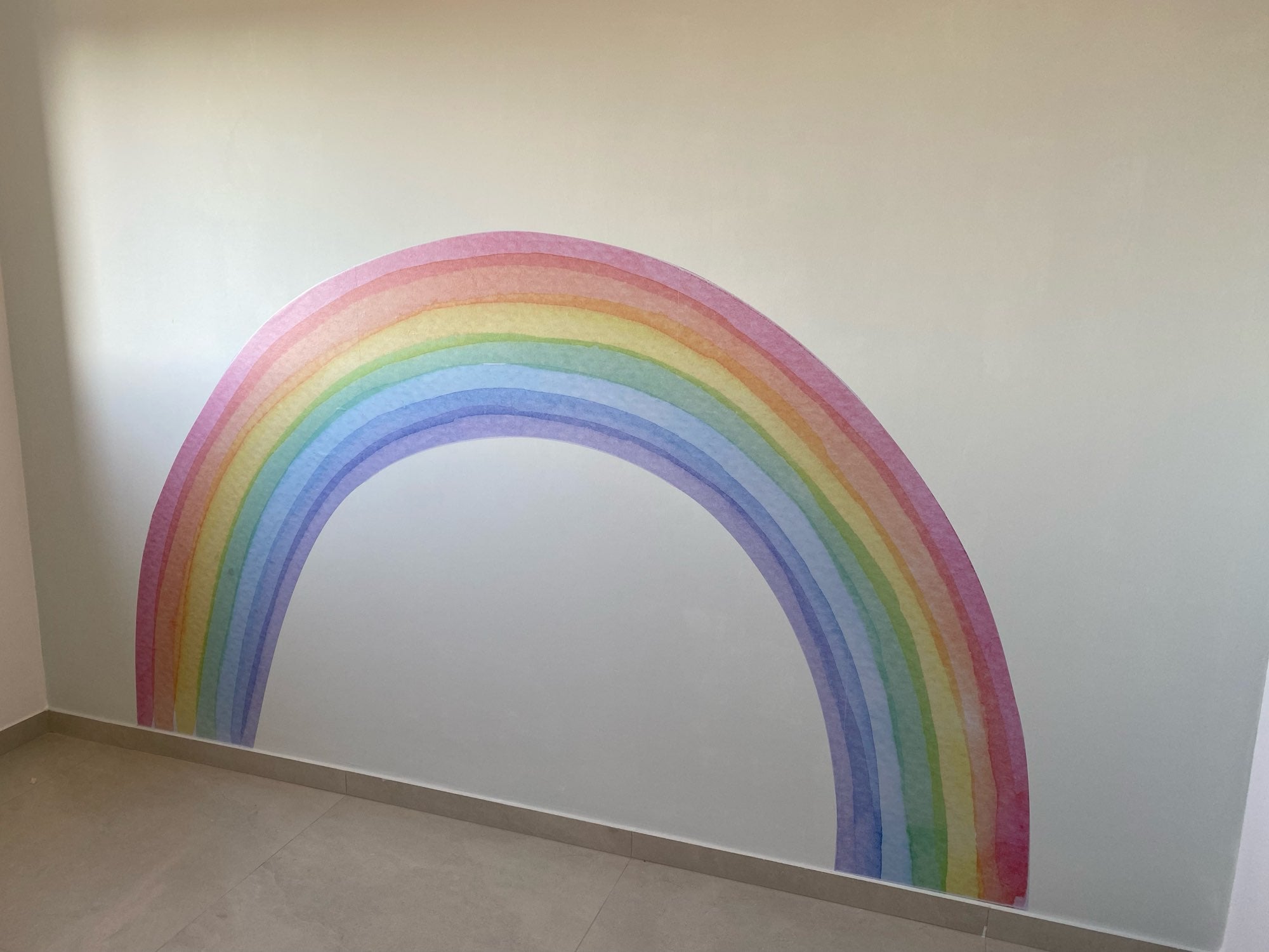Watercolor Classic Rainbow Wall Decal