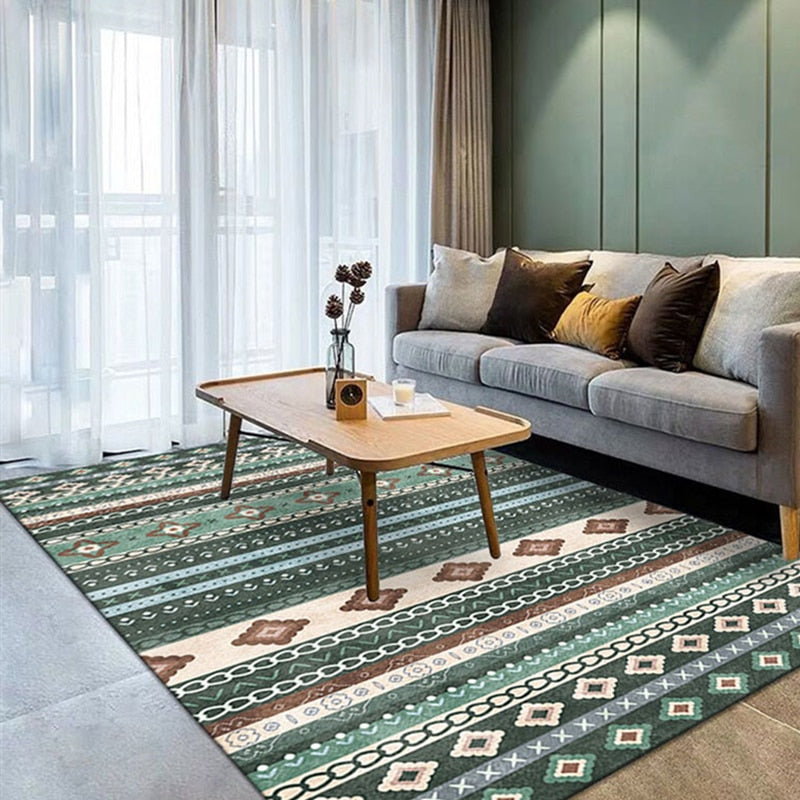 Ribbed Moroccan Soft Area Rug