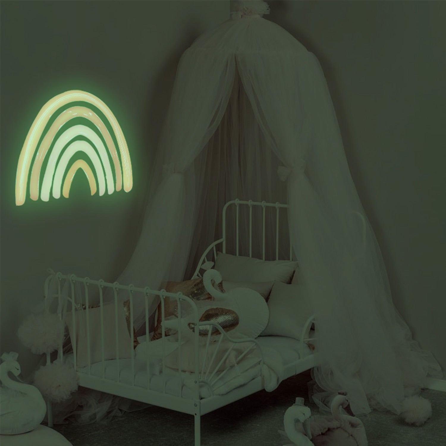Rainbows Glow In The Dark Wall Decal