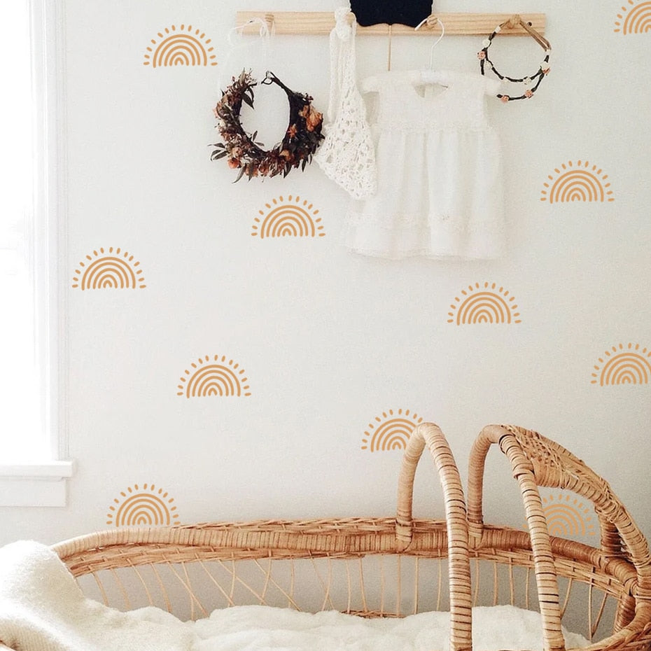 Bohemian Wall Decals Sun