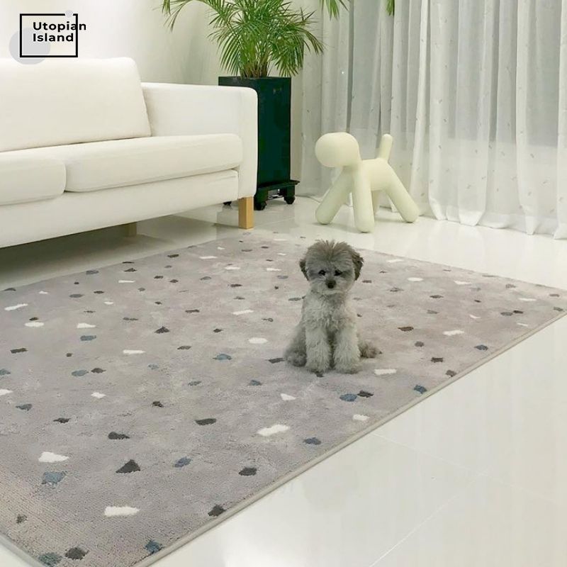 Pattern Area Rug Little Shapes