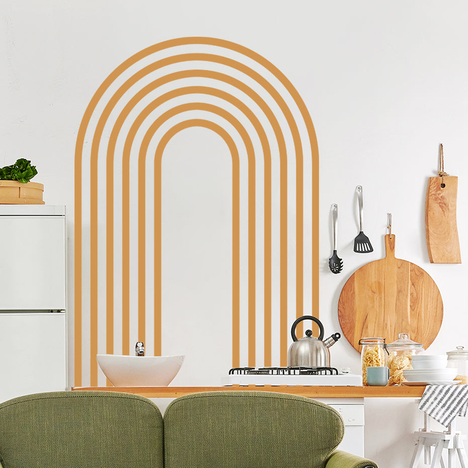 Bohemia Wall Decal Large Arch Rainbow