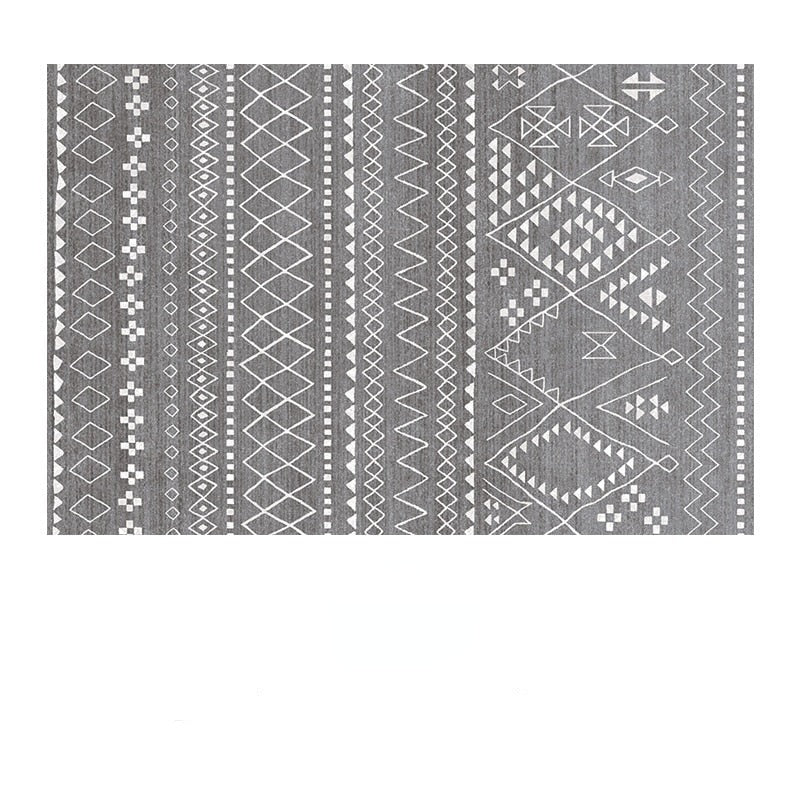 Ribbed Moroccan Soft Area Rug