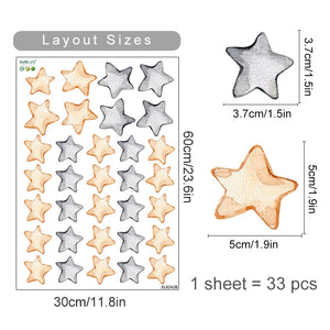 Custom Name Wall Decals Little Bear Stars