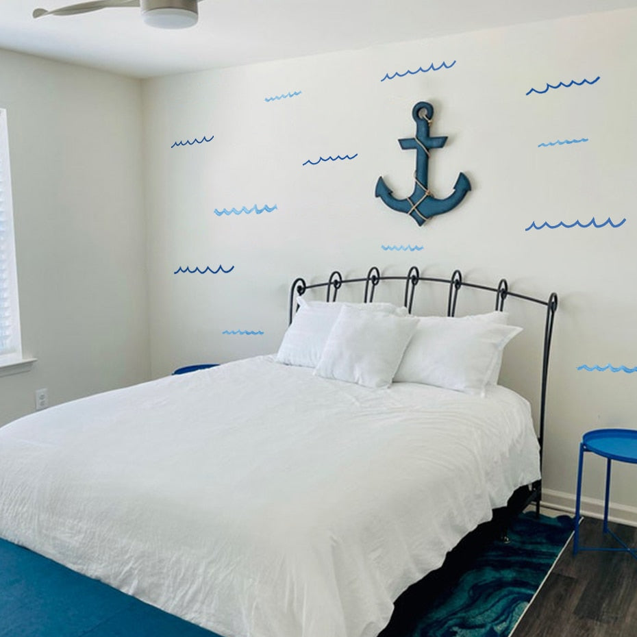 Nursery Wall Decals Ocean Waves