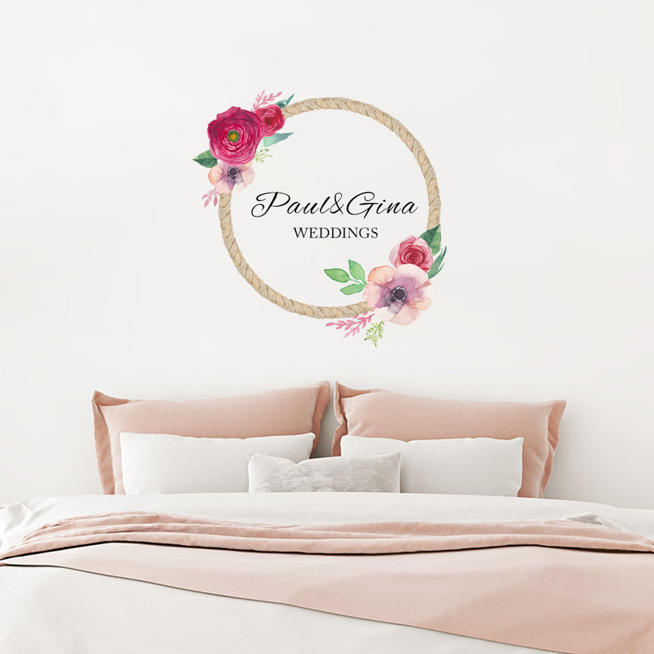 Custom Wall Decal Baby Name Birth Date