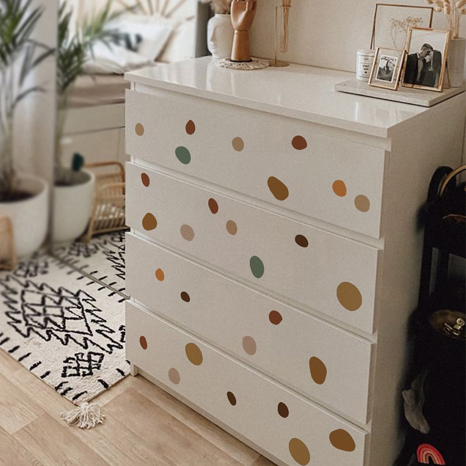 Nursery Wall Decals Irregular Polka Dot