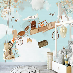 Homemade Air Vehicle Personalized Wallpaper Mural