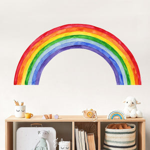 Watercolor Wall Decals Large Rainbow