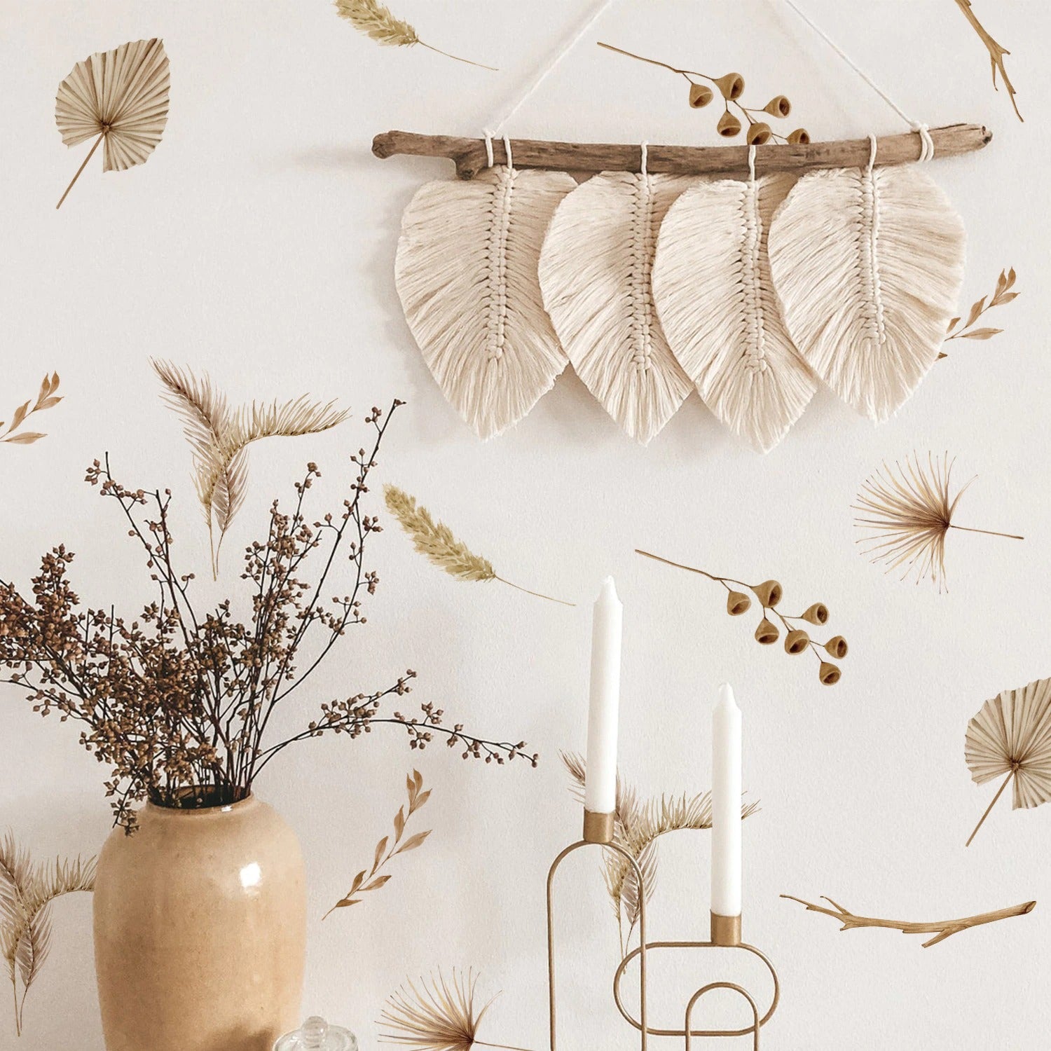 Botanical Wall Decals Flowers