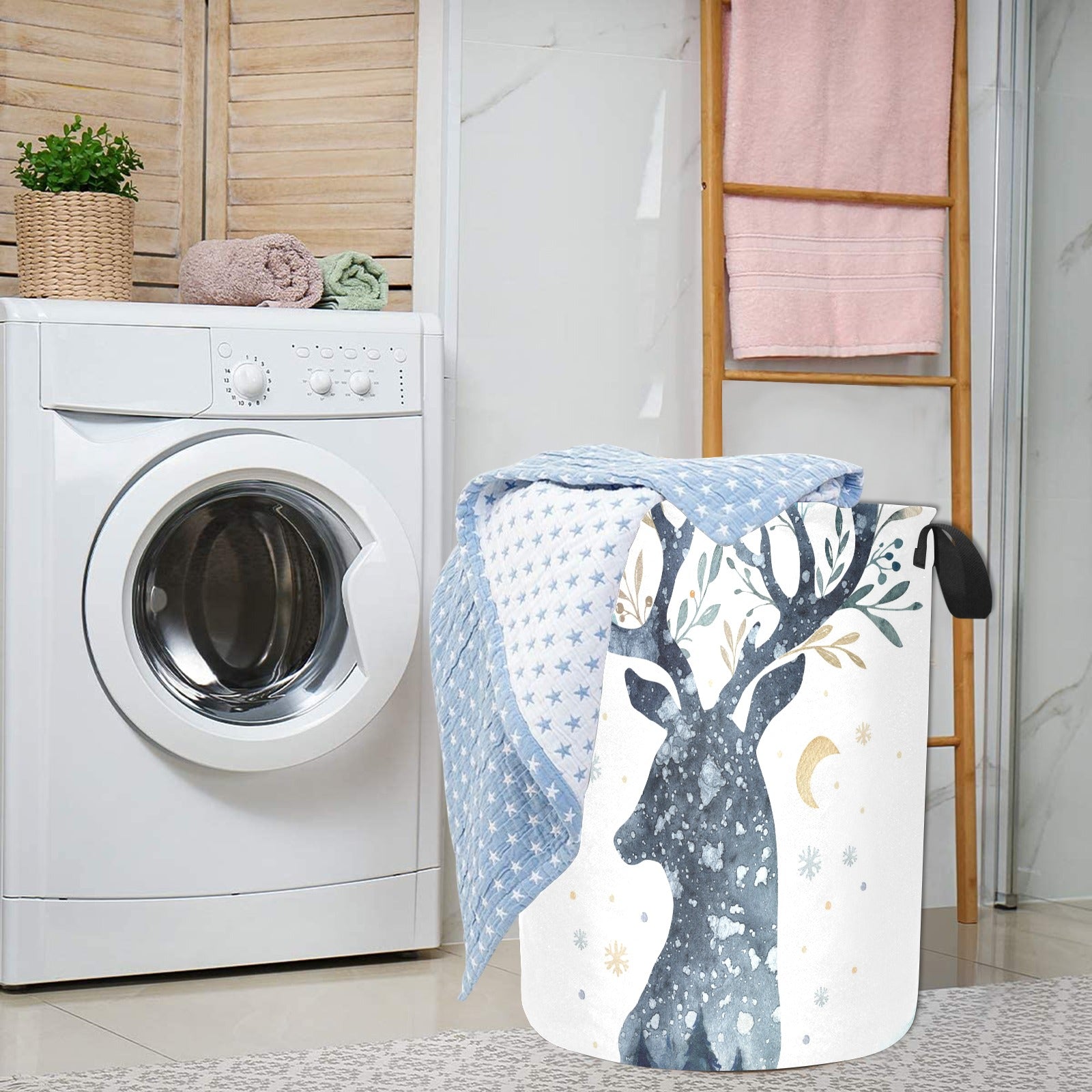 Oxford Fabric Large Laundry Basket