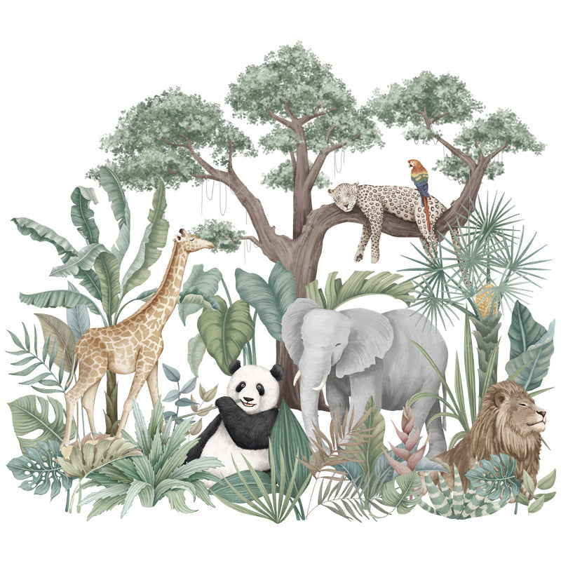 Cartoon Wall Decals Funny Animals
