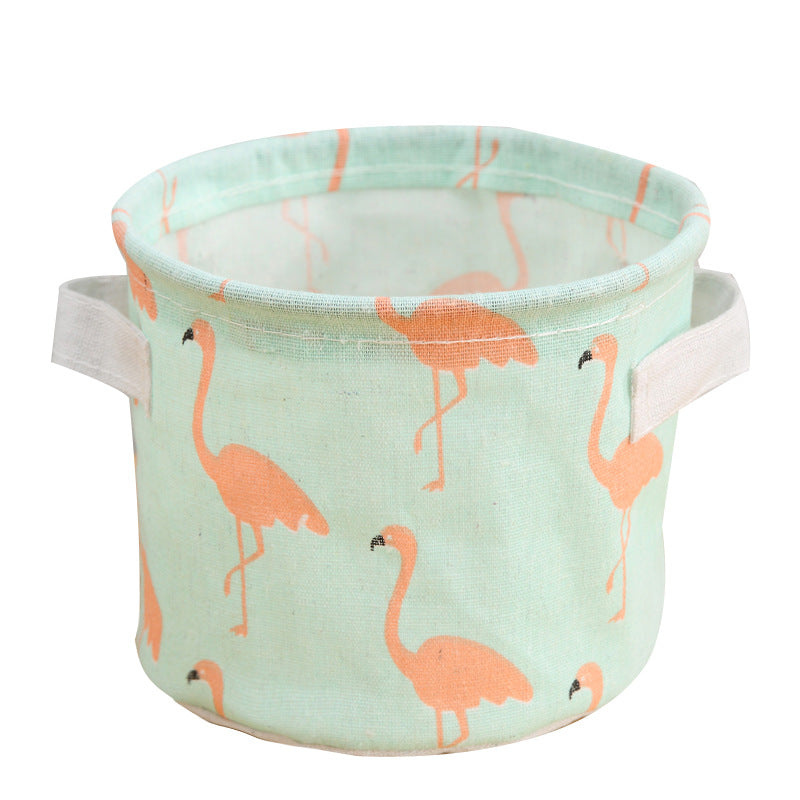 Nursery Storage Basket Flamingo & Bear