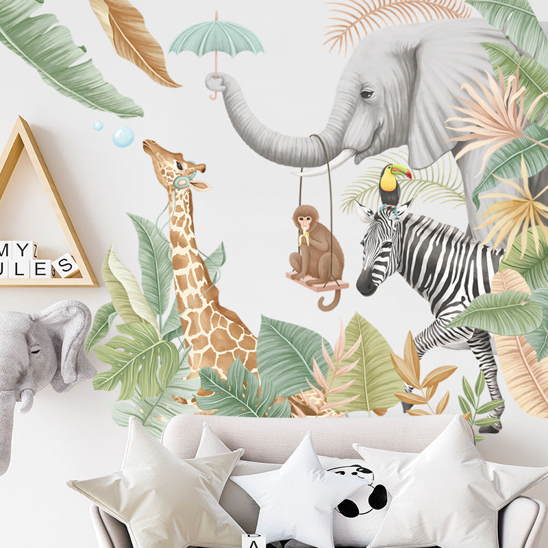 Cartoon Wall Decals Funny Animals