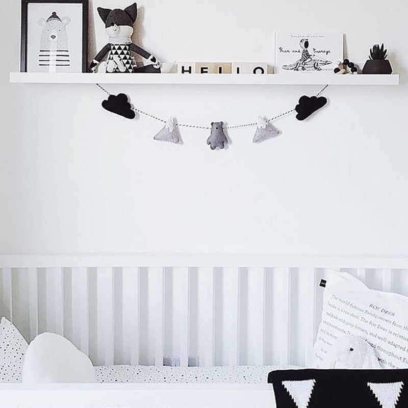 Clouds And Mountain Nursery Hanging