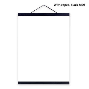 Wooden Poster Hanger Frame