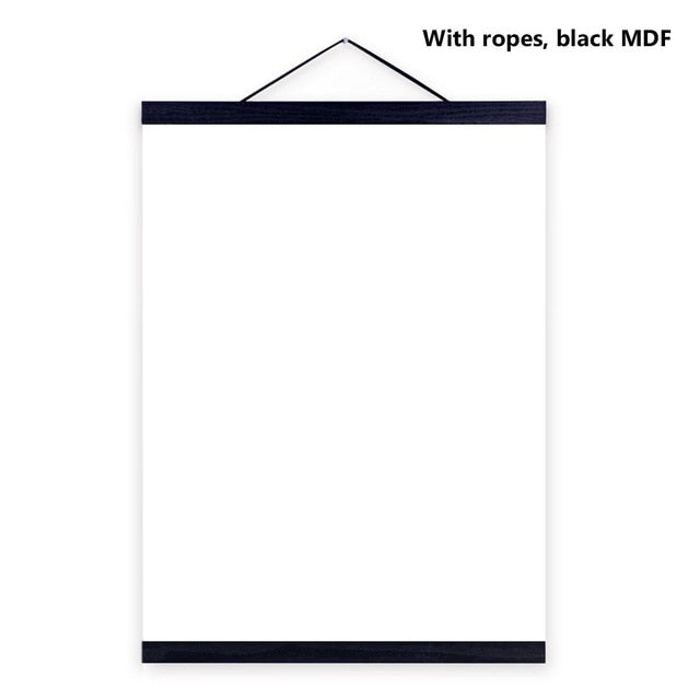 Wooden Poster Hanger Frame