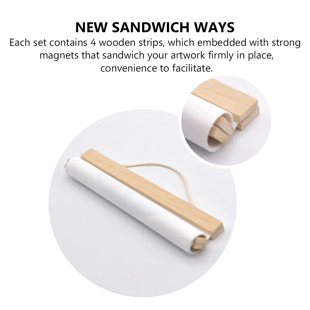 Wooden Poster Hanger Frame