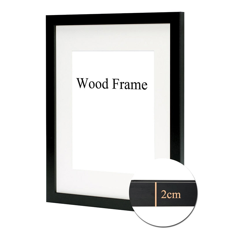 Nature Solid Wooden Frame - Light Wood
