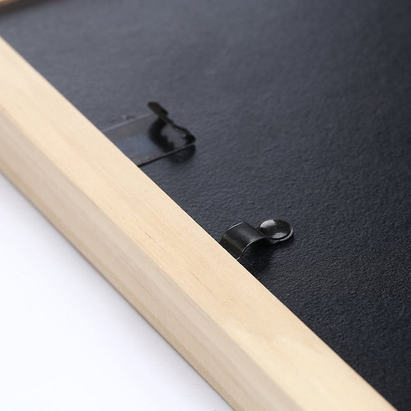 Nature Solid Wooden Frame - White