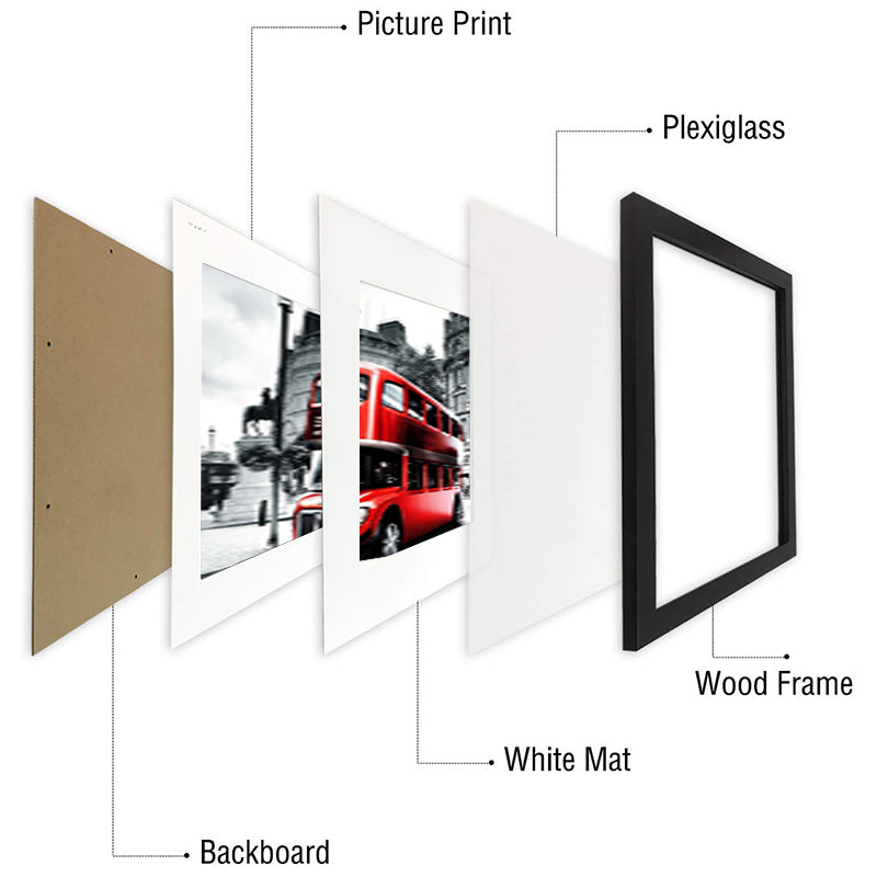 Nature Solid Wooden Frame - Light Wood