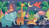 Cartoon Starry Night Animals Adventure Wallpaper Mural
