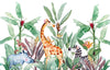Cute Fairy Animals Cartoon Wallpaper Mural