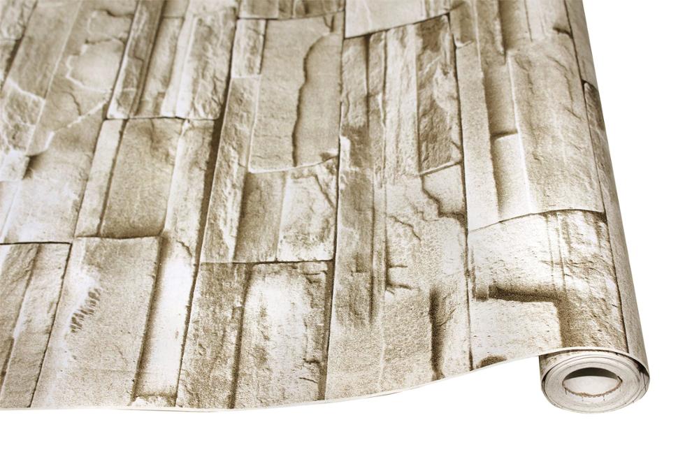 Stoned Bricks Imitation Peel and Stick Wallpaper