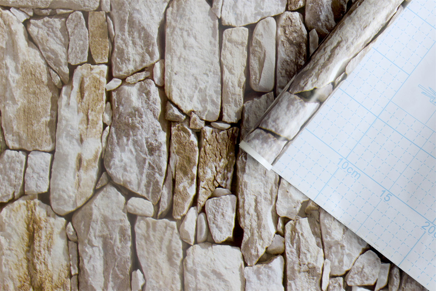 Stones And Bricks Imitation Peel and Stick Wallpaper