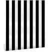 Black And White Straight Stripes Peel and Stick Wallpaper