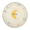 Round Rug ABC Alphabet Moon