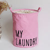 Colorful beam storage bin laundry hamper