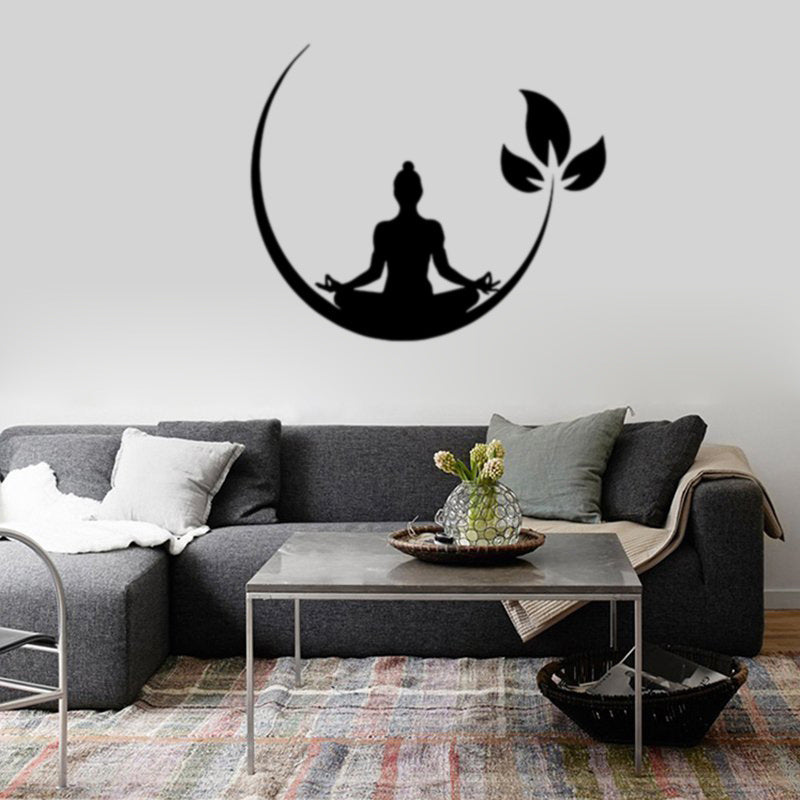 Wall Sticker Yoga Zen Silhouette