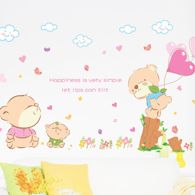 Cartoon Wall Decals Happy Kid Designs