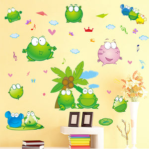 Cartoon Wall Decals Happy Kid Designs