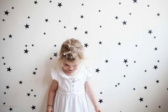 Pattern Wall Decals Beautiful Stars