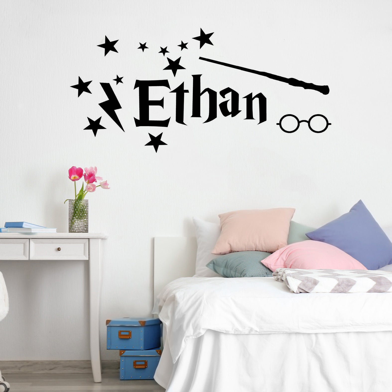 Custom Name Wall Sticker Magic Spell