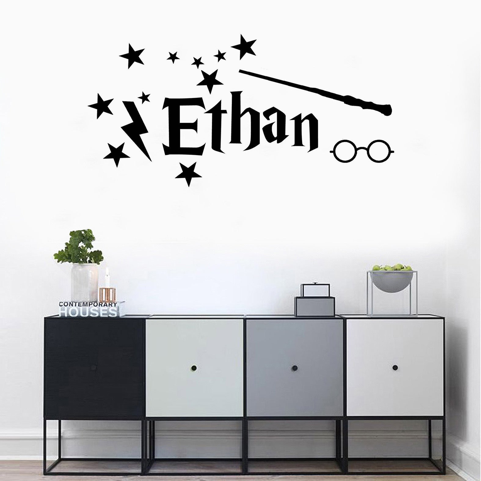 Custom Name Wall Sticker Magic Spell