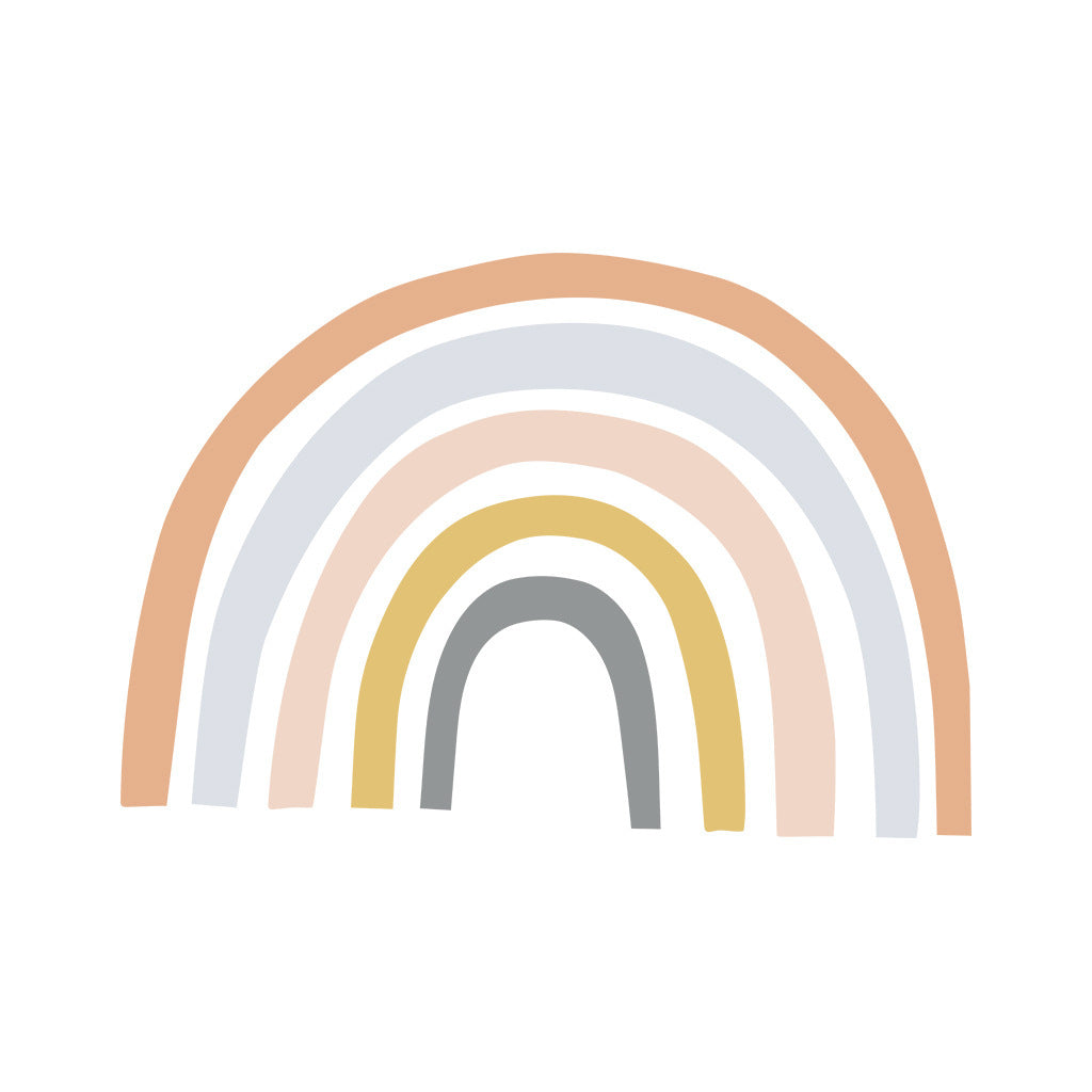 Wall Decal Colorful Little Rainbow