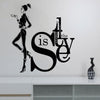 Wall Sticker Style Woman