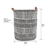 Folding Toys Basket Round Large Hamper