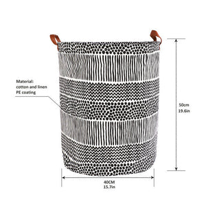 Folding Toys Basket Round Large Hamper