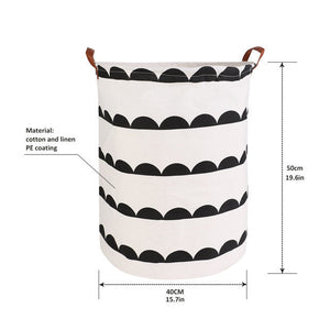 Folding Toys Basket Round Large Hamper