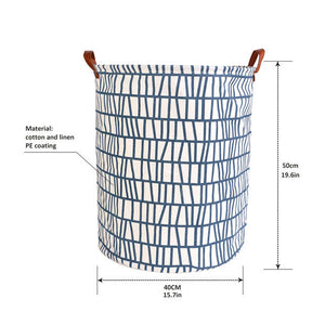 Folding Toys Basket Round Large Hamper
